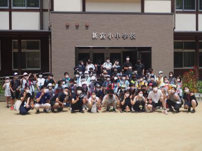 最後に記念写真、はい、チーズ！