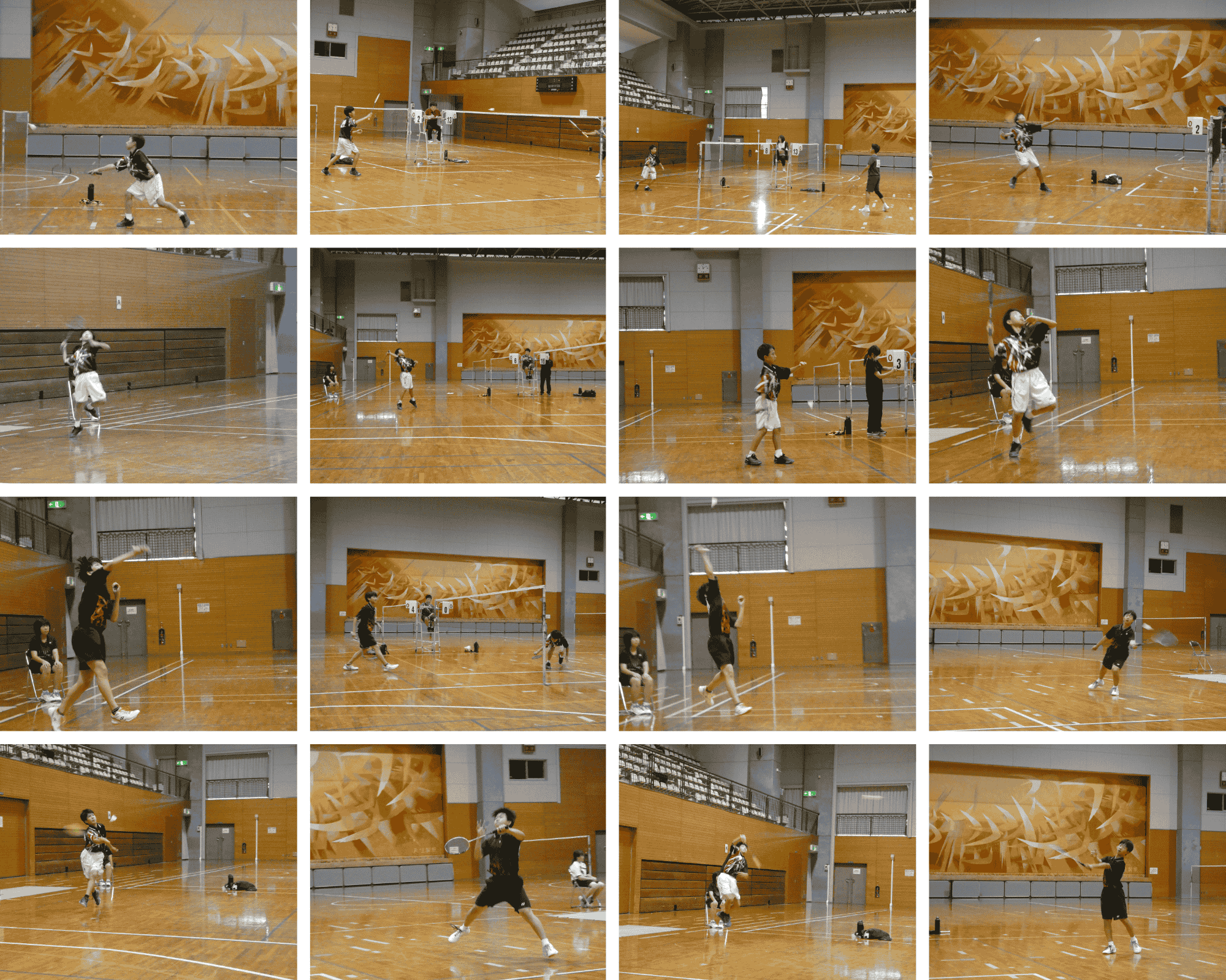 新人戦バド　個人戦１