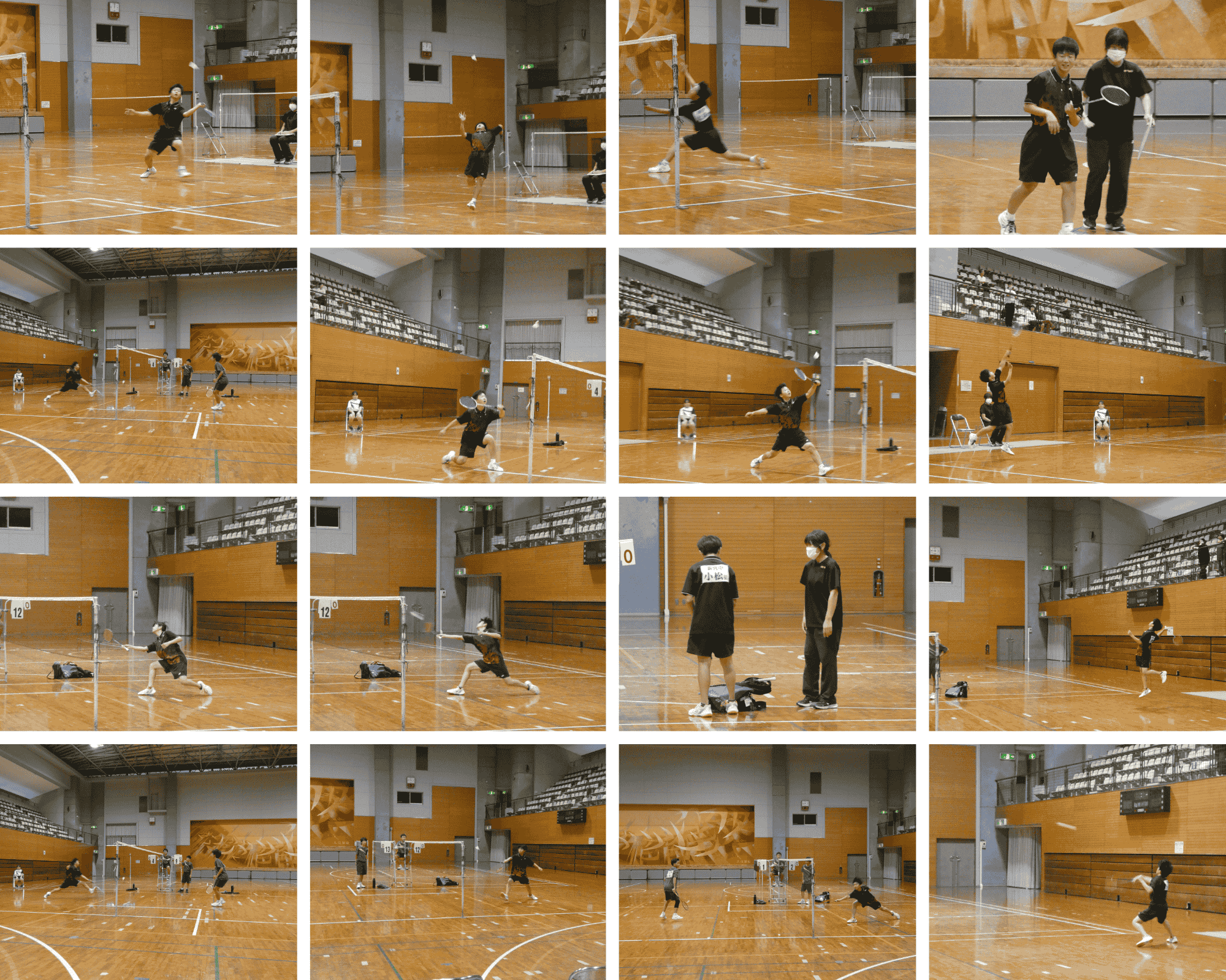 市新人バド　個人戦２