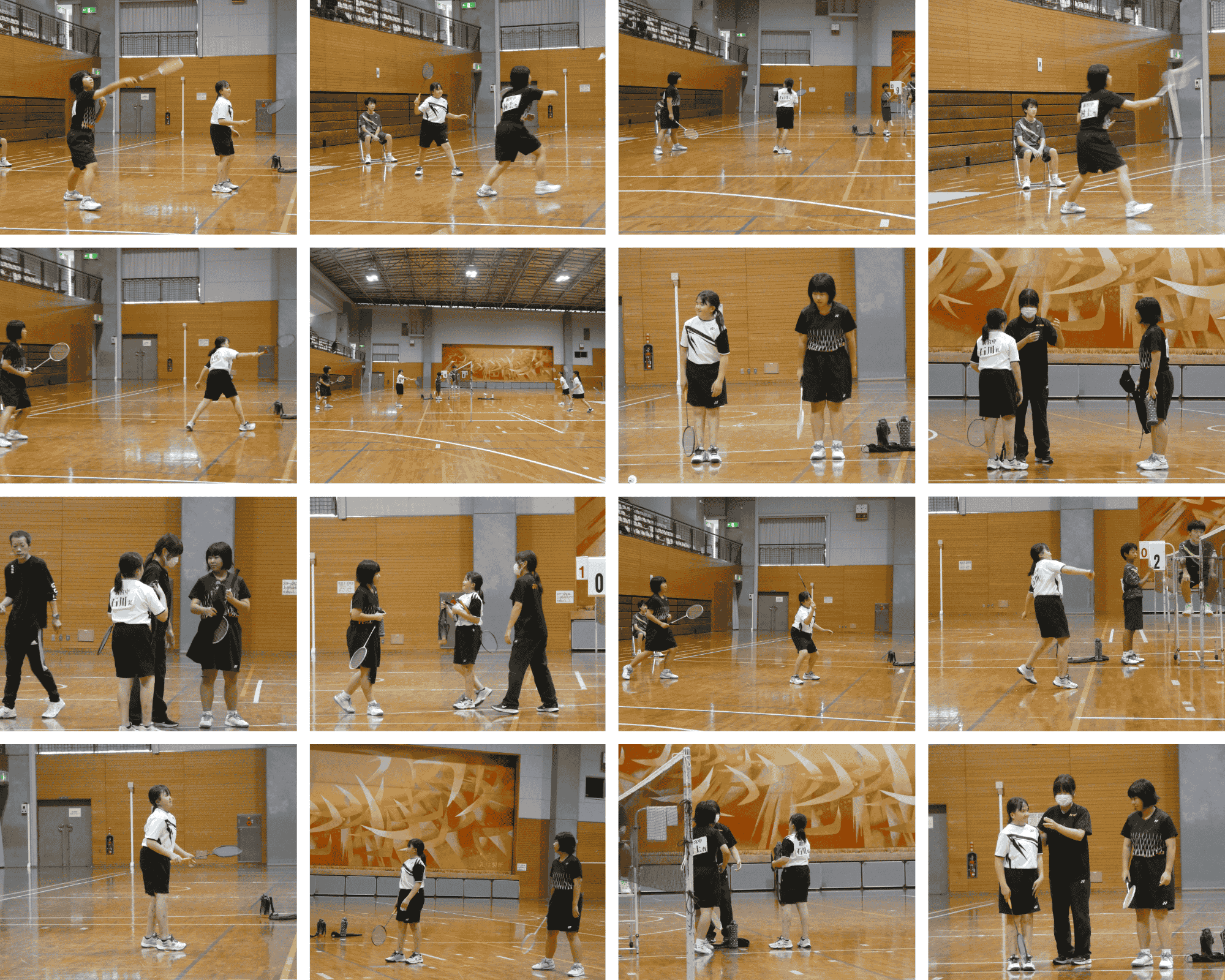市新人バド　男子個人準決勝 (2)